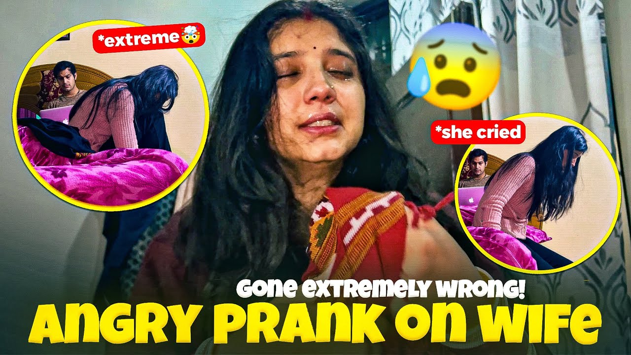 Angry prank on wife in her maike😓 Mujhe sabke saath nhi jana 🤐 She got Emotional🥺