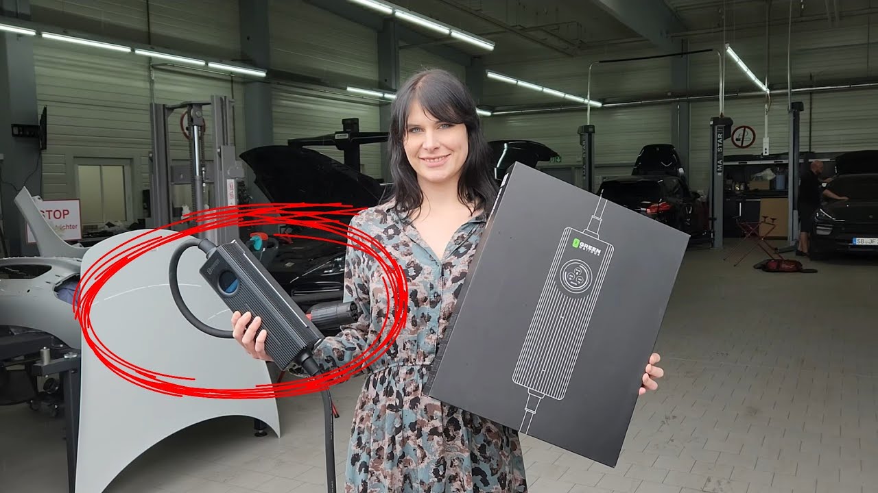 Diese winzige tragbare E-Auto Green Wallbox lädt überall bis 16kW von 1 bis 3-phasig.  (Werbung)
