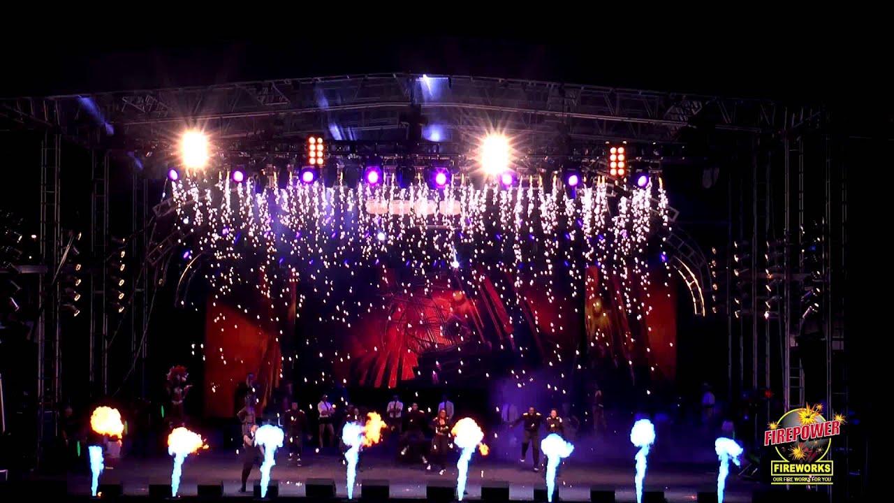 Firepower Fireworks Montage 2015 Trinidad and Tobago Carnival - Kerwin Du Bois Circles