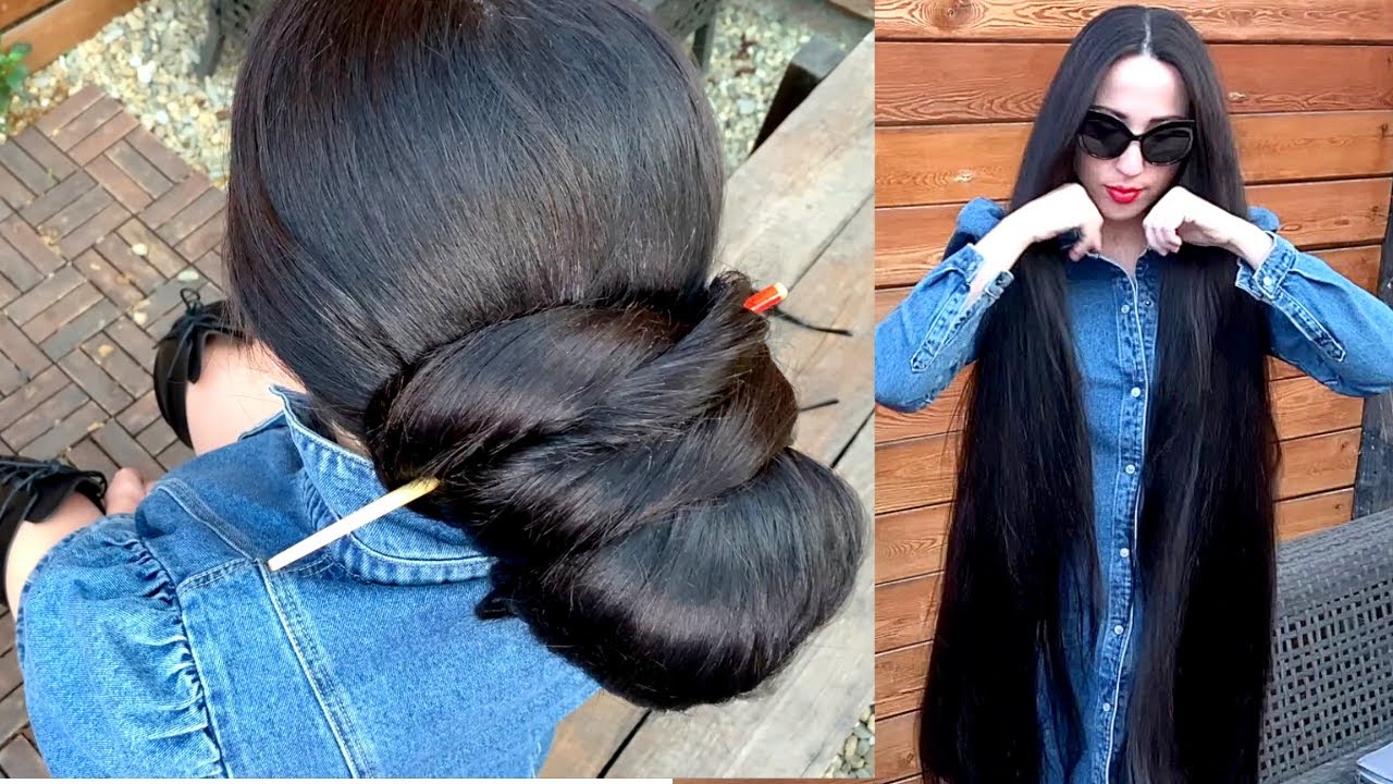 RealRapunzels | This Lady Has VERY Big Hair Buns! (preview)