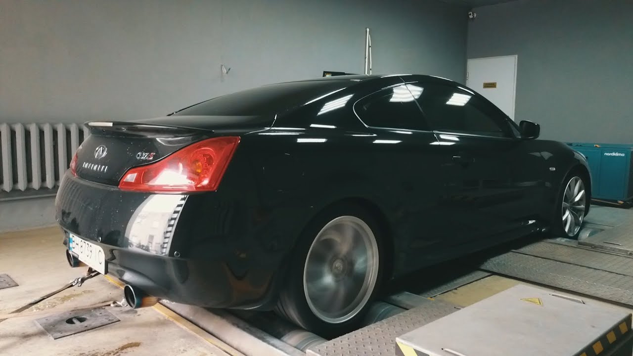 Реальная мощность Infiniti G37s ...  Гонка с 
