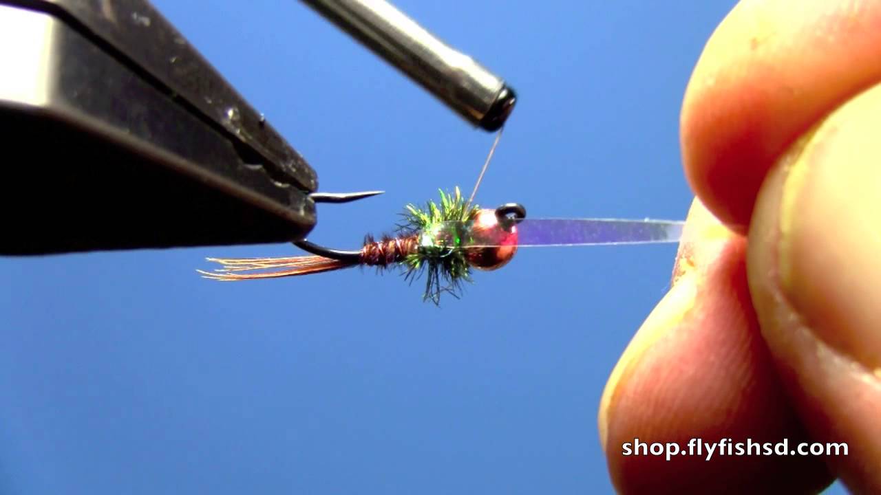 Fly Tying with Hans- Tungsten Jig Flashback Pheasant Tail Nymph