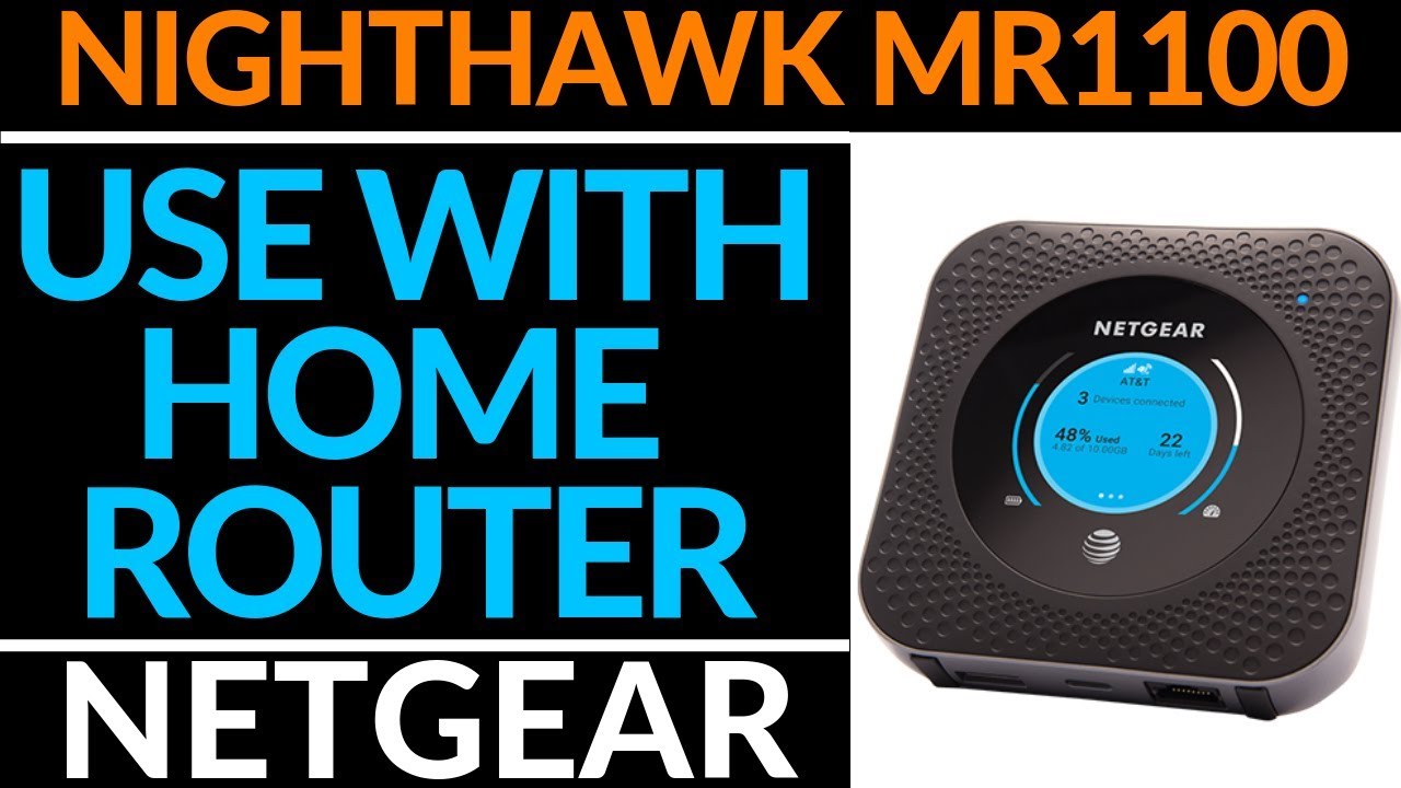 How to use the Netgear Nighthawk M1 MR1100 with a Router