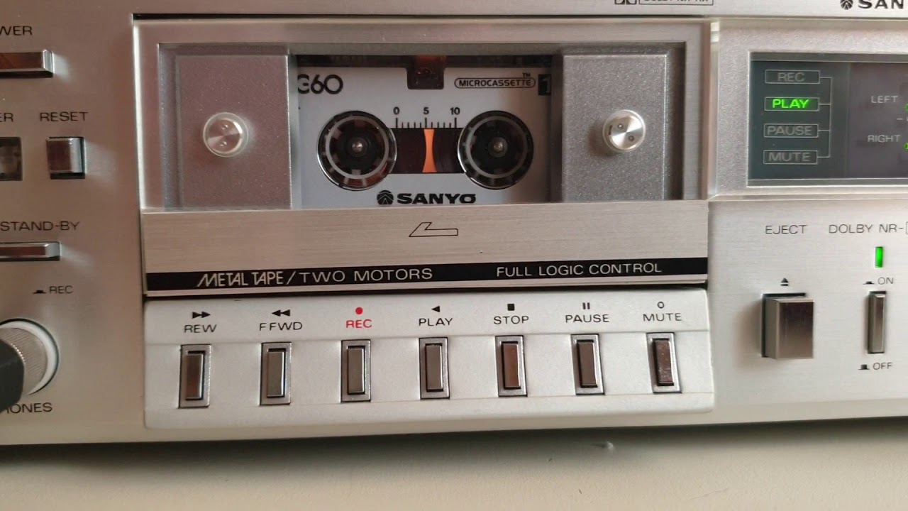 Sanyo RD XM1 Microcassette Deck