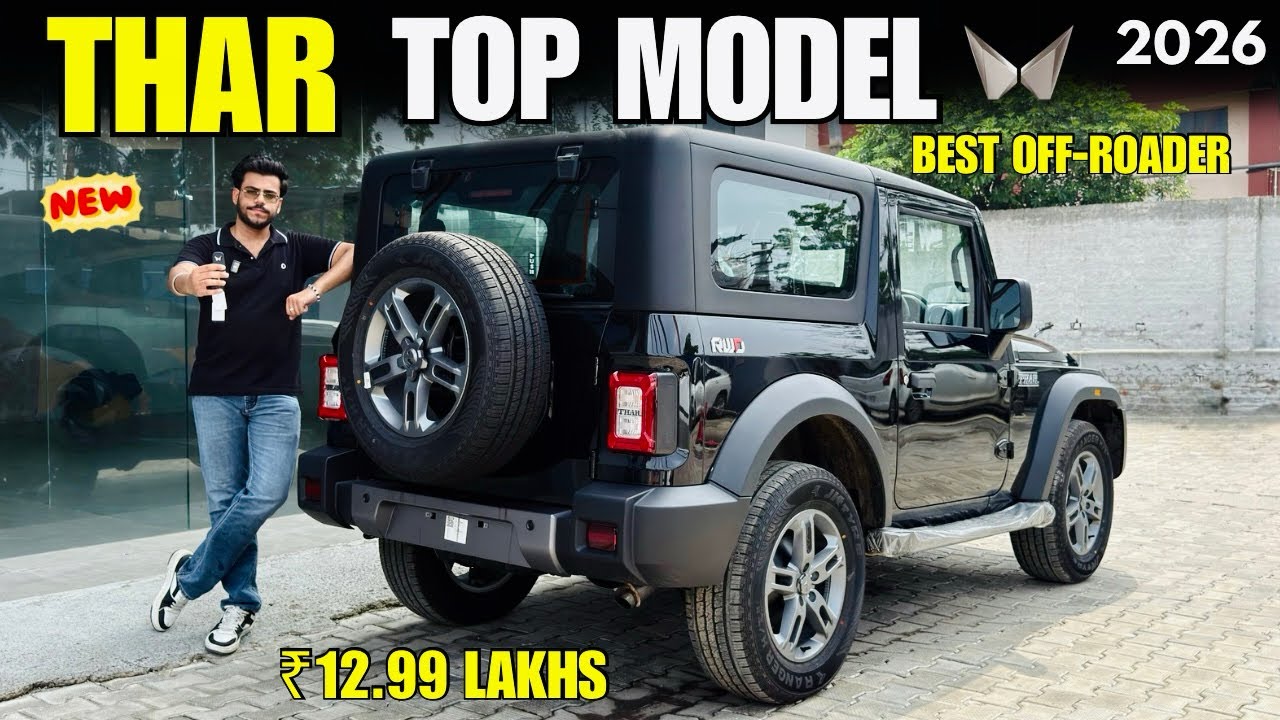Mahindra Thar LXT Top Model 2026 Detailed Review ✅ Thar Top Model Diesel MT RWD Price & Features 🔥
