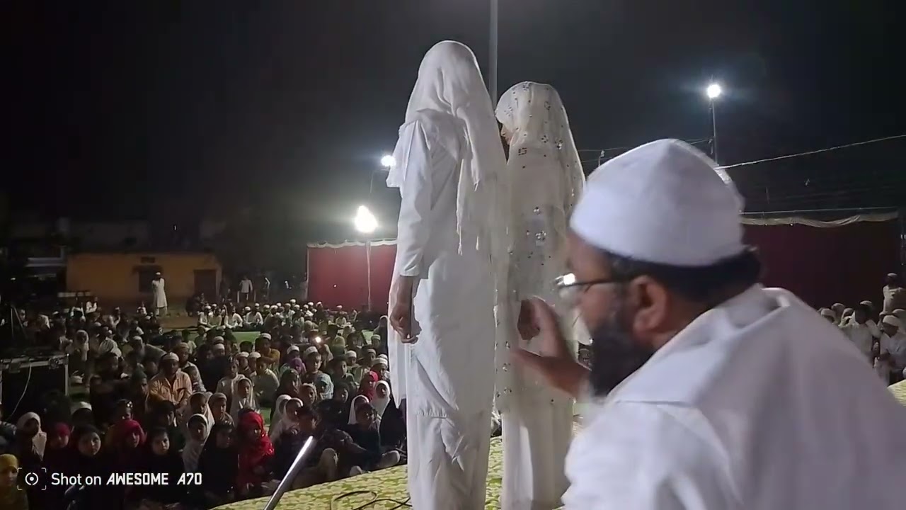 دو طالبہ نے سوال وجواب کیا سالانہ جلسہ مدرسہ حوض کوثر کھرگون ایم پی सालाना जलसा मदरसा होजे कौसर2025