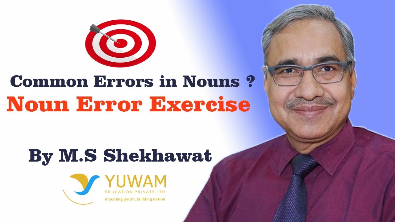 Common Errors in Nouns - Noun Errors Exercise for SSC Exam