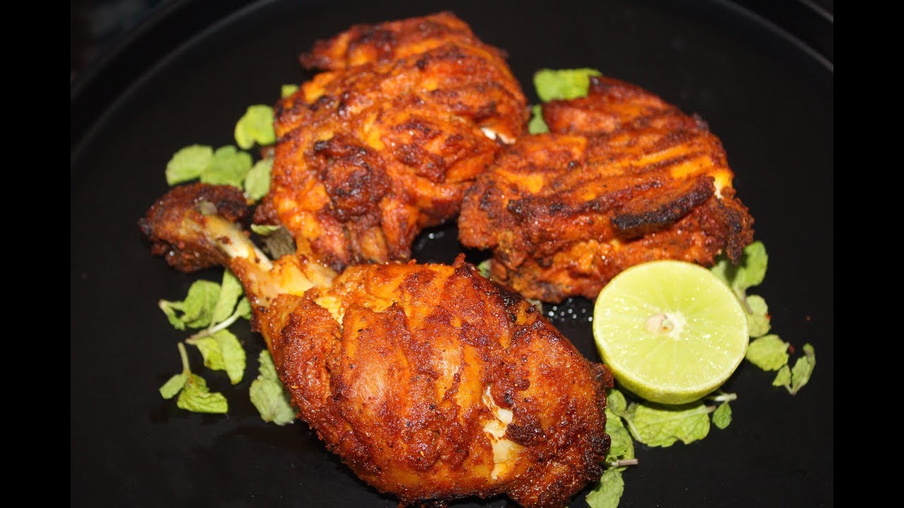 How To Make Grilled Chicken in Microwave Oven at Home | Hindi