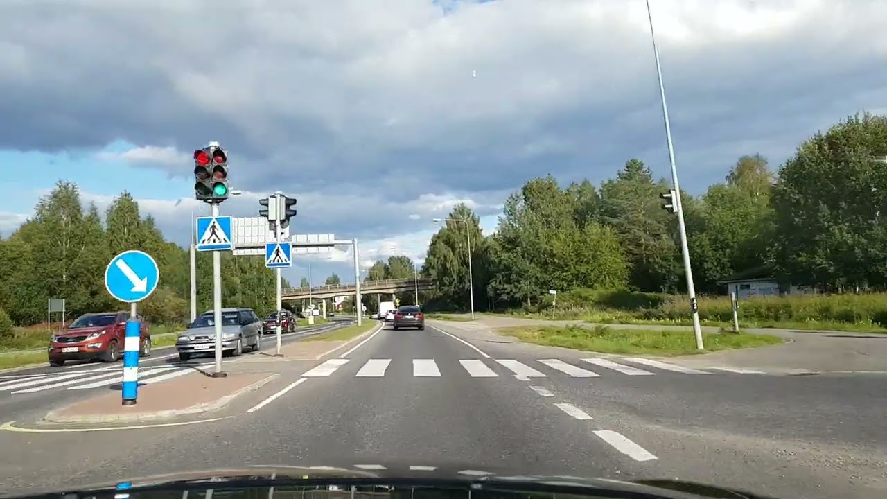 Driving in Finland, Rovaniemi - Posio   August 25, 2023