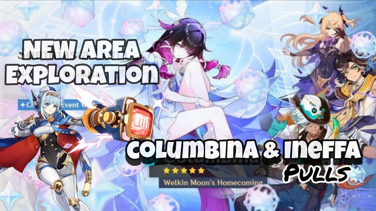Columbina is here & new area,quest etc         #genshinimpact #live