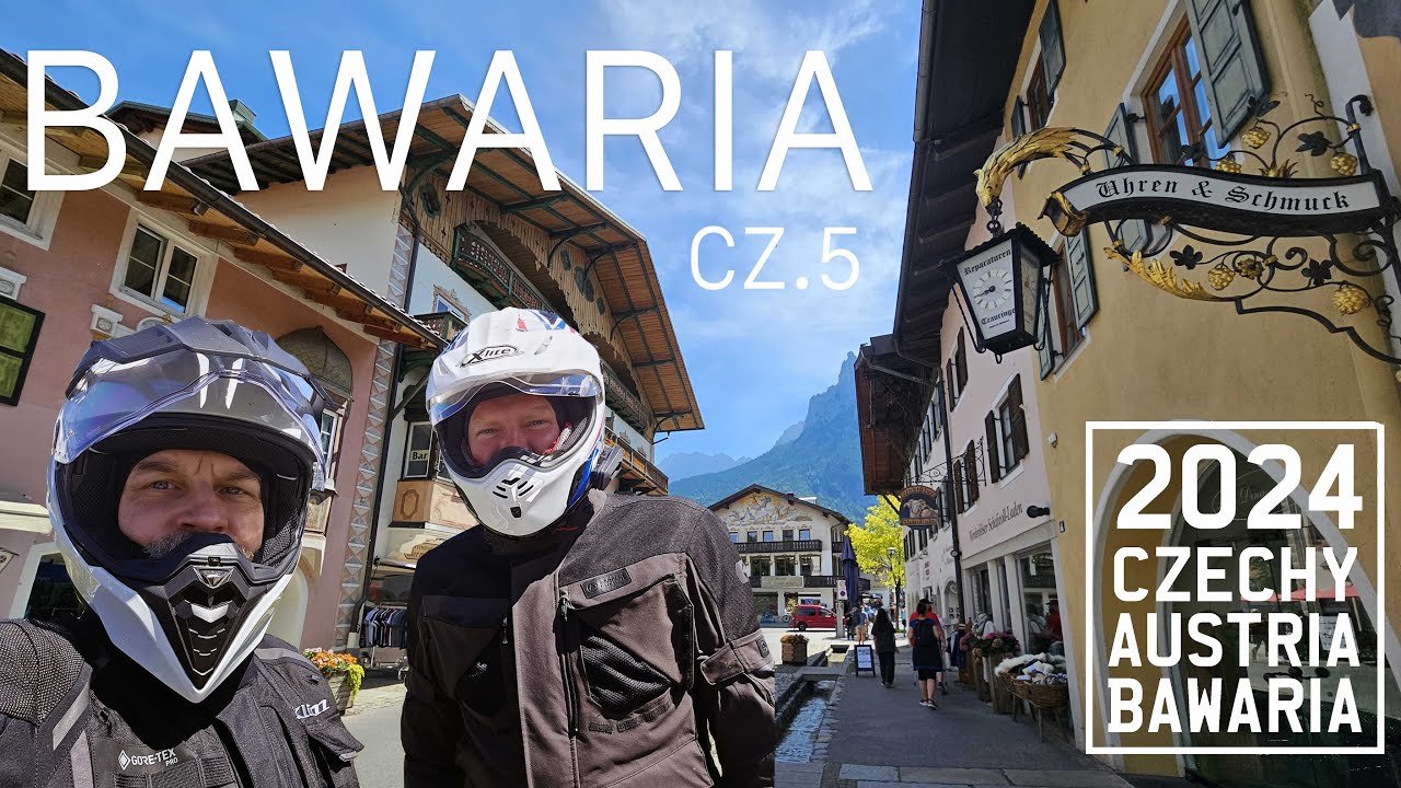 Bawaria.   Czechy, Austria i Bawaria Odcinek 5.   #blazeonmoto  #bawaria   #mittenwald