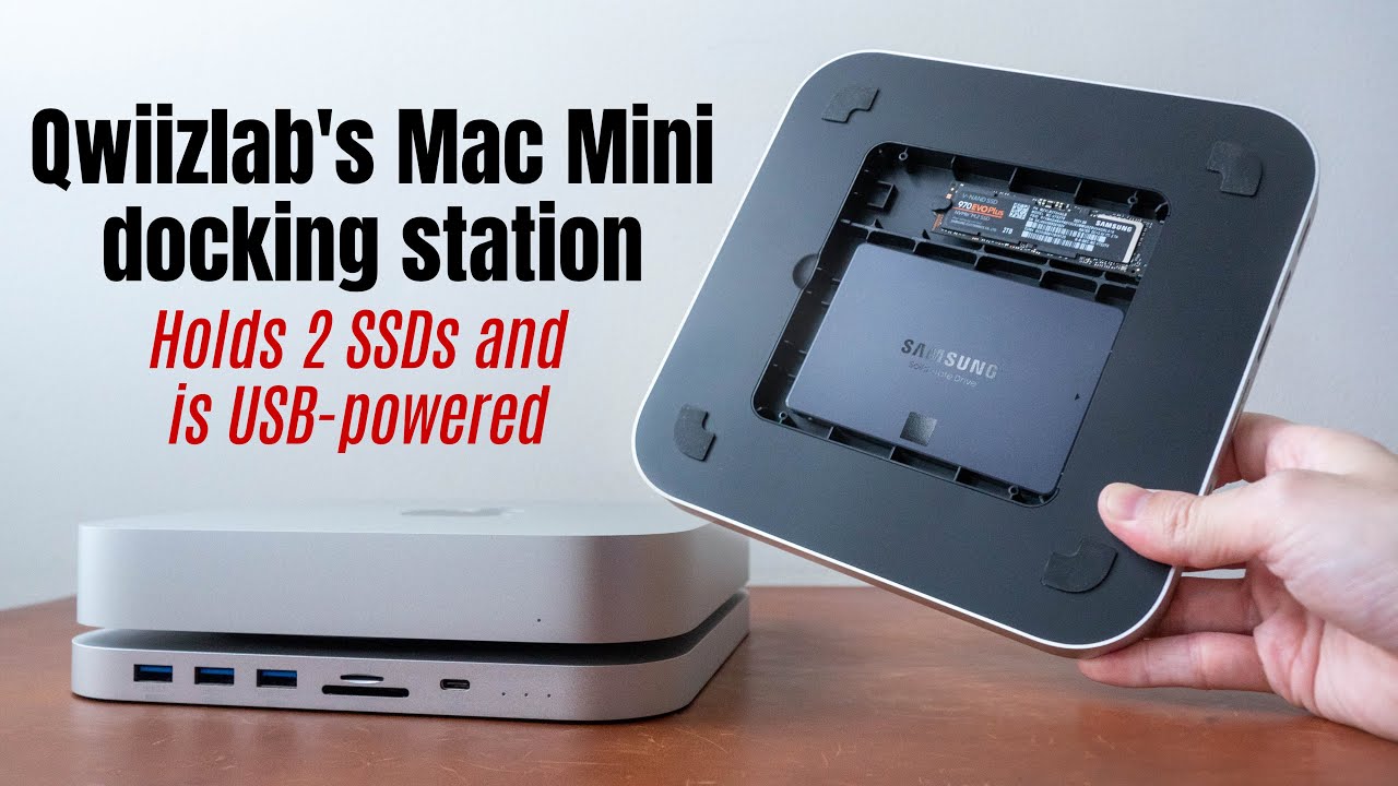 Qwiizlab Mac Mini docking station (UH25 MAX) review
