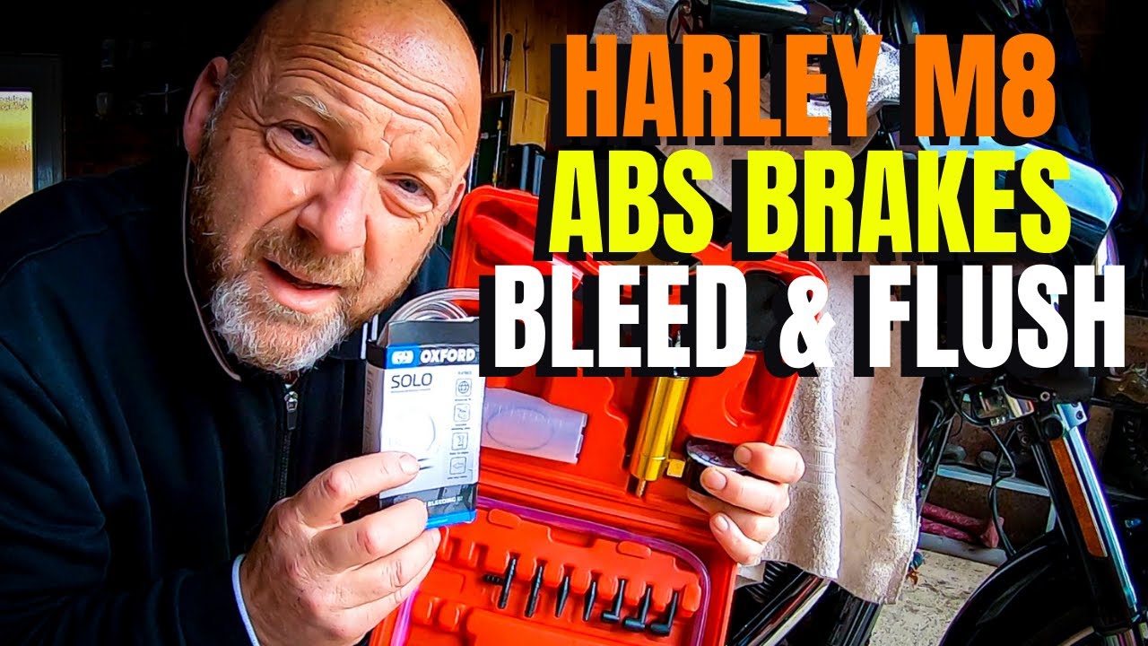 Как промыть и прокачать тормоза с ABS на мотоциклах Harley Davidson M8 Softails и Tourers