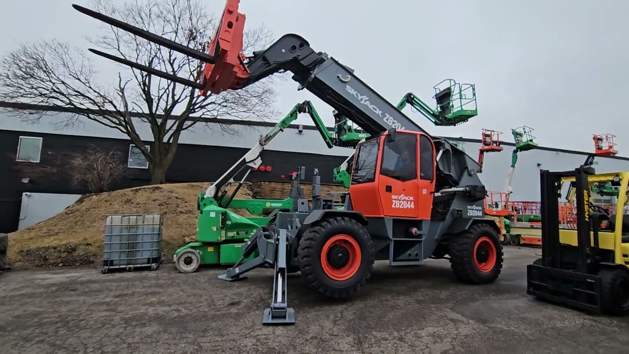2016 SKYJACK ZB2044 20,000 LBS PNEUMATIC DIESEL TELEHANDLER STK 16695