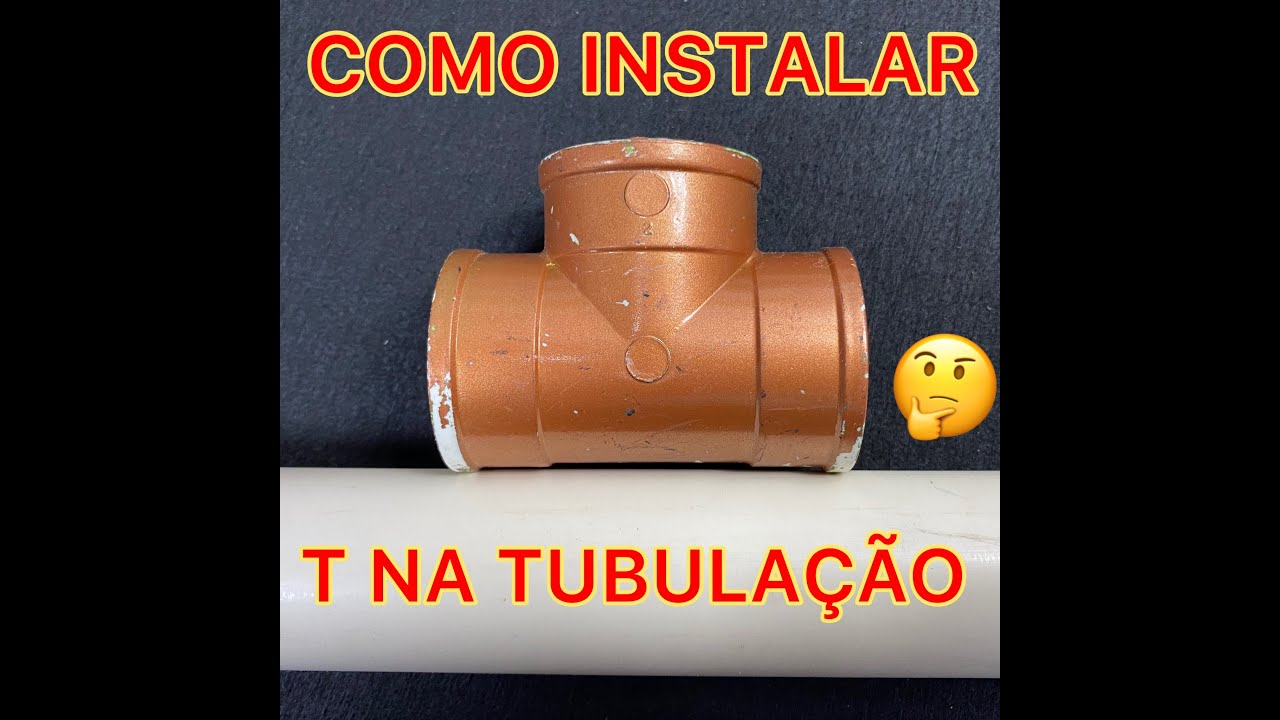 Como fazer uma emenda ou derivaçao em um cano de agua pvc tubulaçao simples