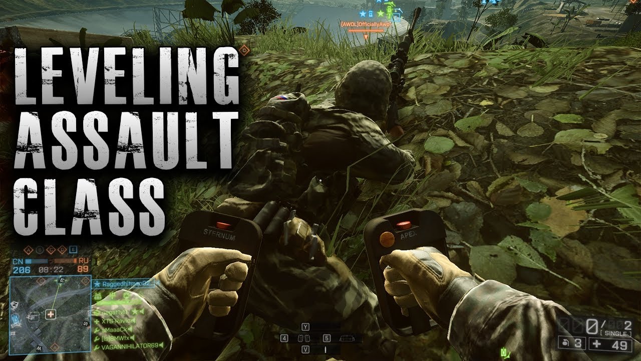 Battlefield 4 Leveling Assault Class Gameplay