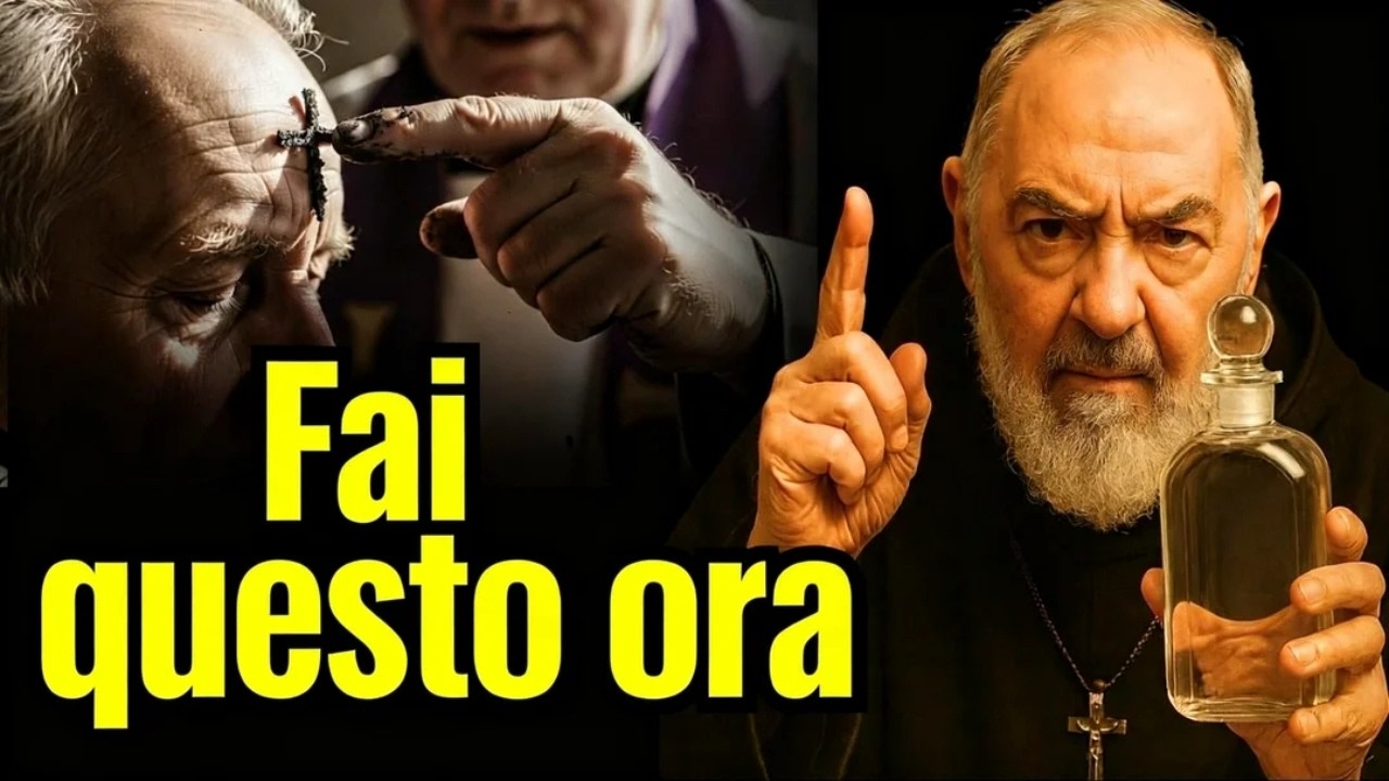Padre Pio: Fai questo con l’acqua benedetta prima del Mercoledì delle Ceneri