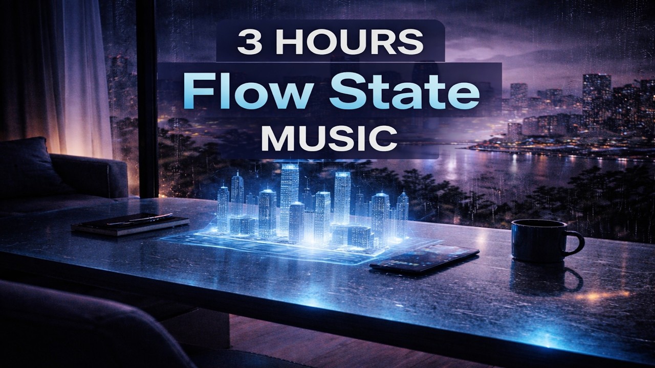 3 Hours Deep Focus Music | Distraction Free Cognitive Flow | Deep Work Atmosphere