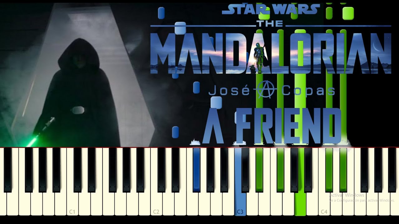 The Mandalorian - A Friend | Tema de Luke (Piano Tutorial + Partitura)