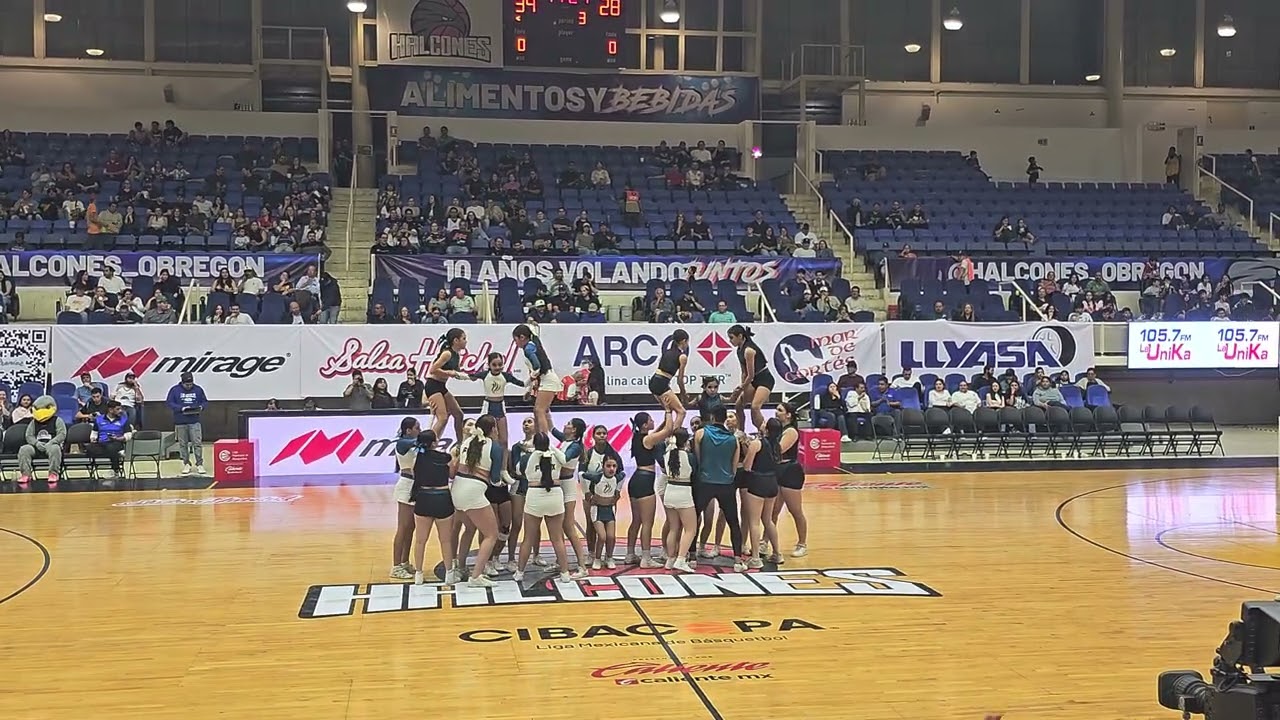 Medio tiempo halcones 🏀