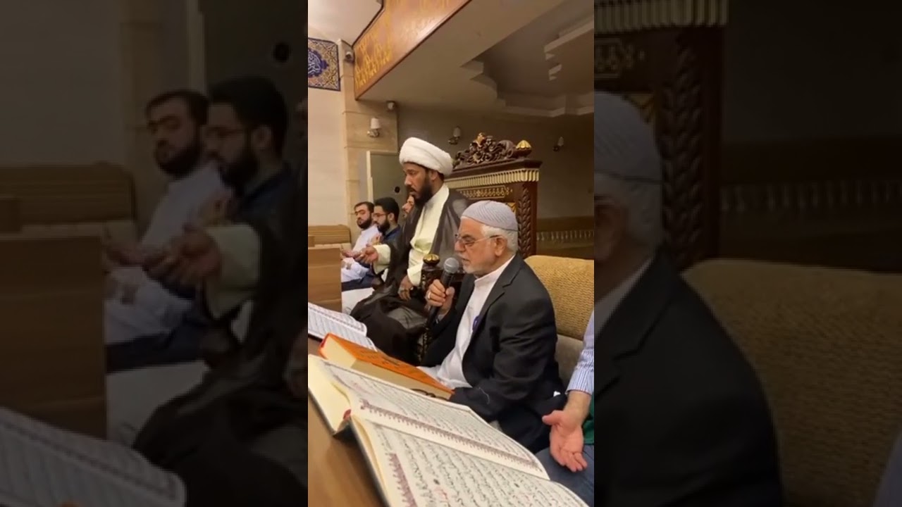 دعاء ختمة القرآن الكريم بصوت مؤذن الروضة الحسينية الحاج مصطفى الصراف