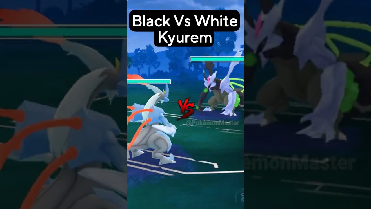 5186 Cp White KYUREM vs 5170 Cp Black KYUREM (Pokemon GO)