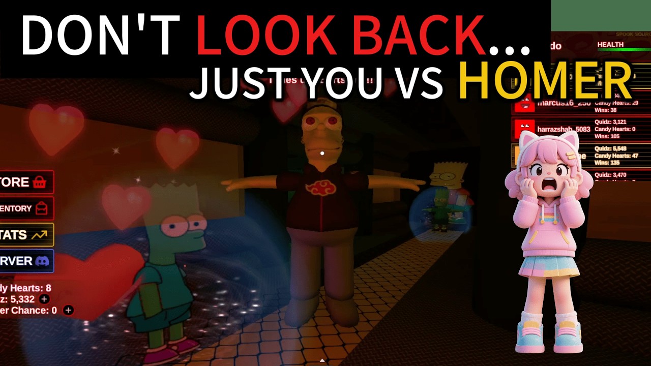 CAN WE SURVIVE? 🍩 HE'S EVERYWHERE!! | YOU VS HOMER (Roblox Horror)| Hey Yuo Skido