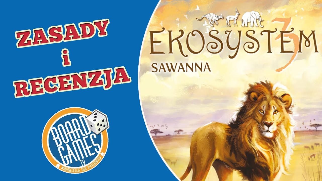 EKOSYSTEM 3 Sawanna - Recenzja i Zasady Gry