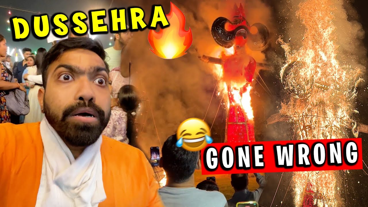 Dussehra Pe Popat Ho Gaya 😂 GONE WRONG