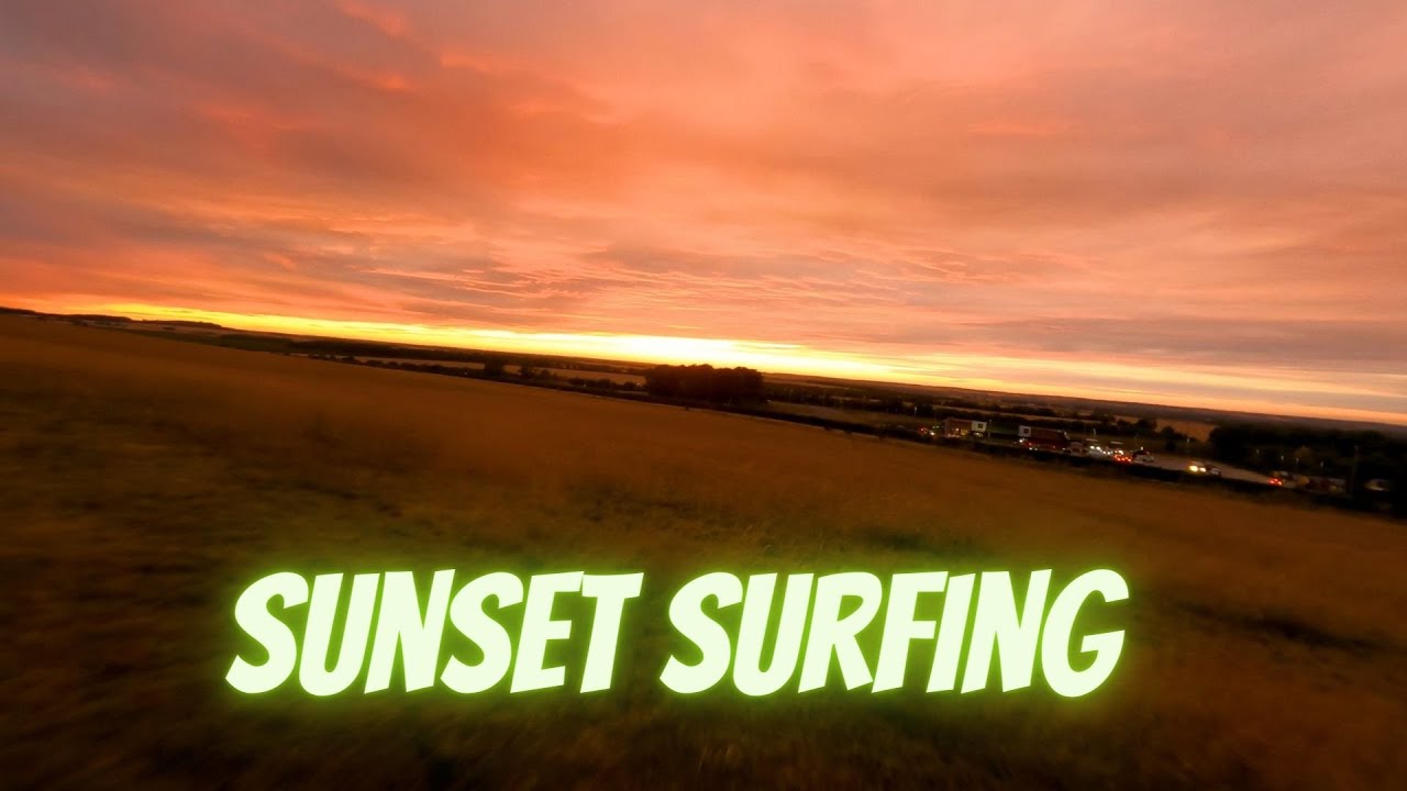 Sunset Surfing | Cinematic FPV Drone Royston Hertfordshire