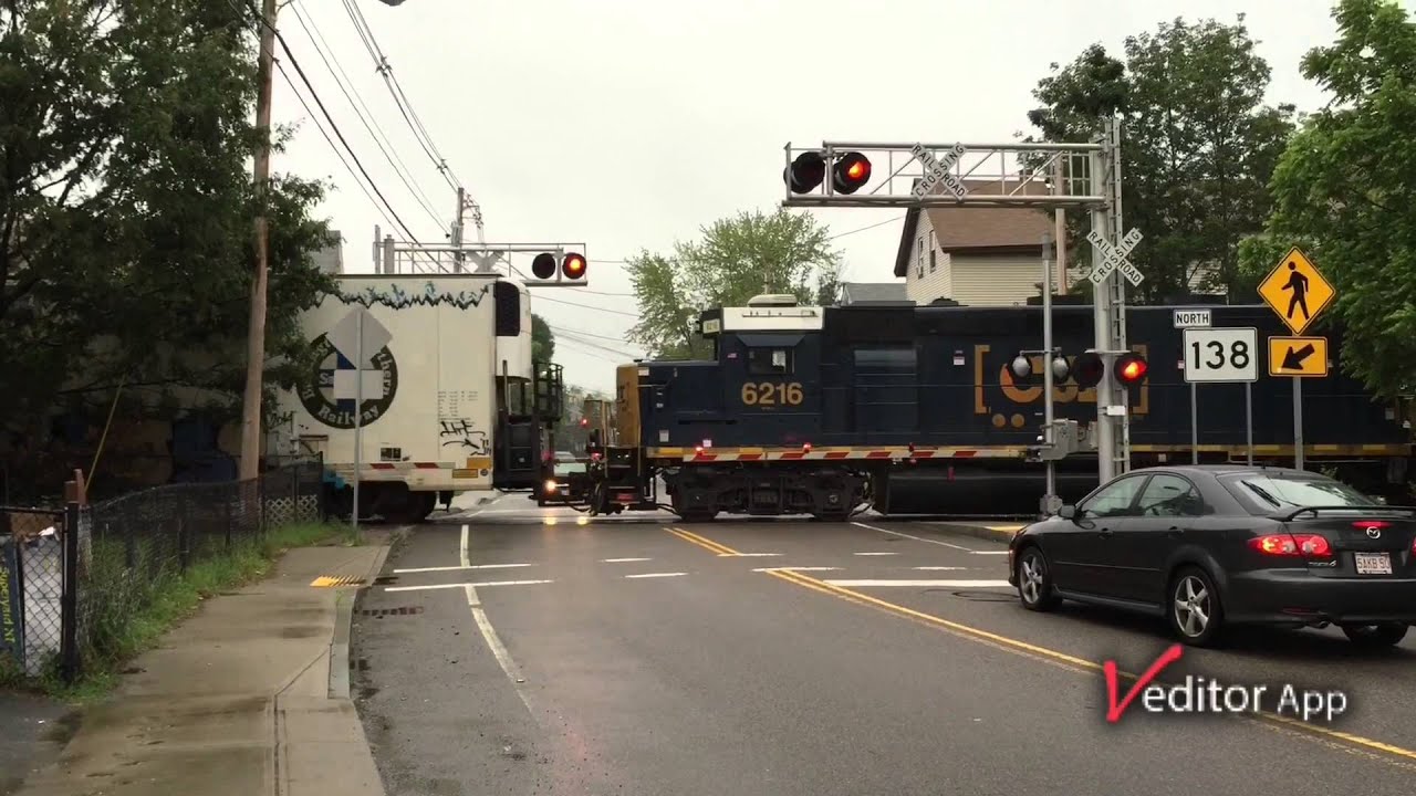 [HD] CSX in Taunton, MA 6/15/15