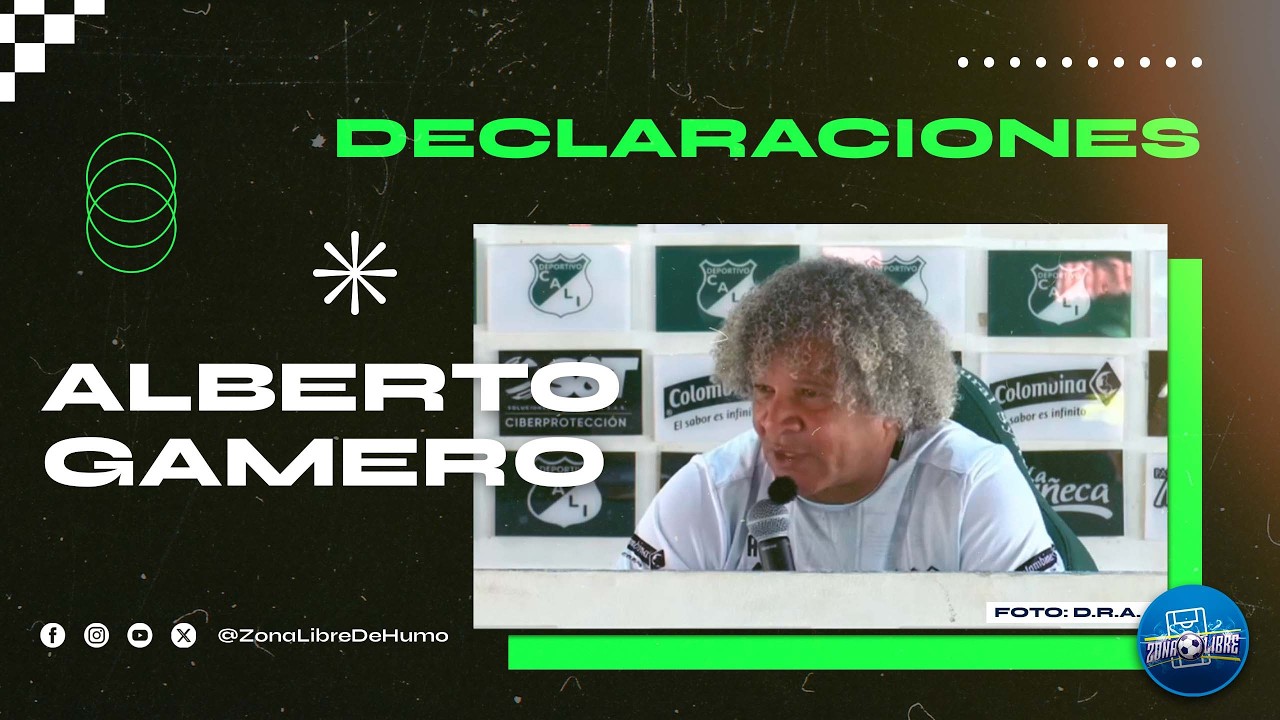 Declaraciones de Alberto Gamero en la previa de Bucaramanga vs Deportivo Cali por la fecha 8.