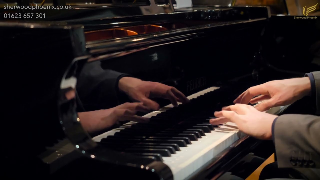 Feurich 178 Black Grand Piano No. F16792 | Comparison Demonstration Sherwood Phoenix