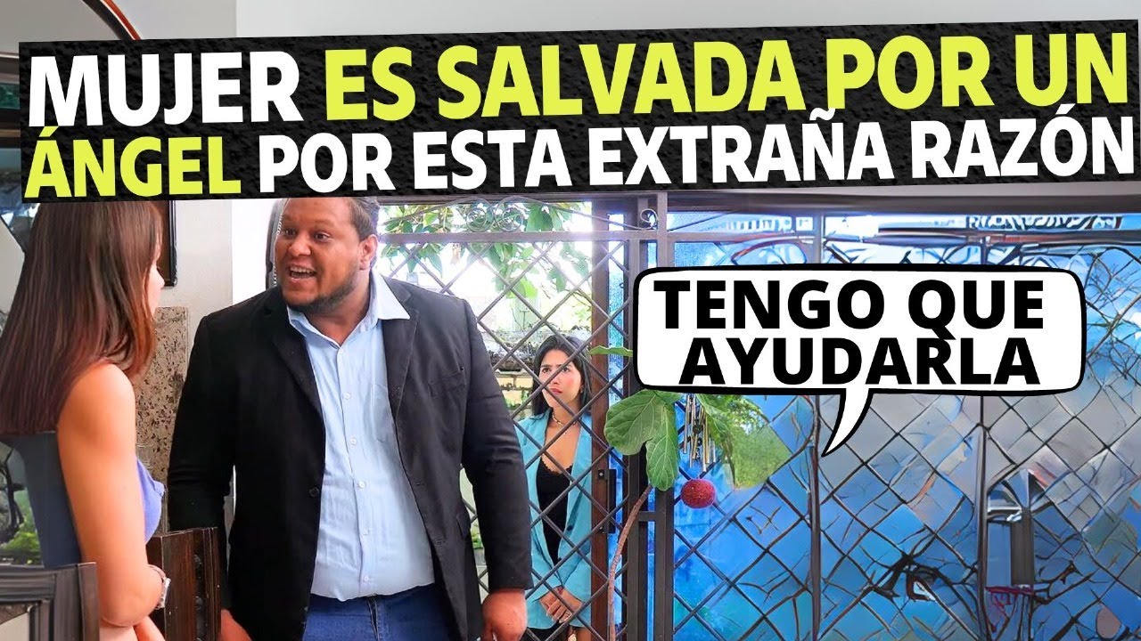 Mujer es salvada por un ángel por esta extraña razón.