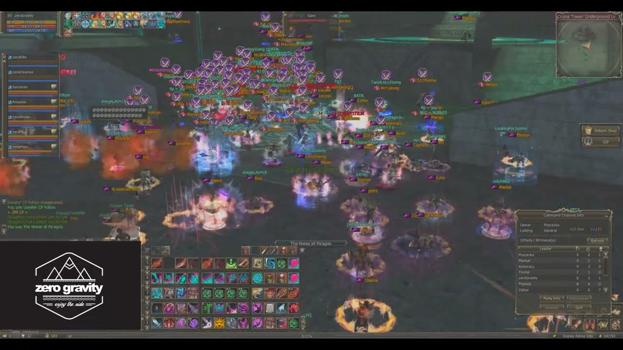#l2reborn eternal | zeroGravity CP | High society side | epic fights
