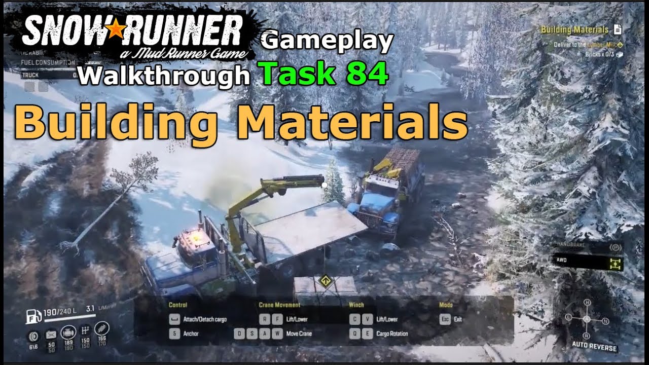 SnowRunner - Building Materials - SnowRunner Alaska Phase 1