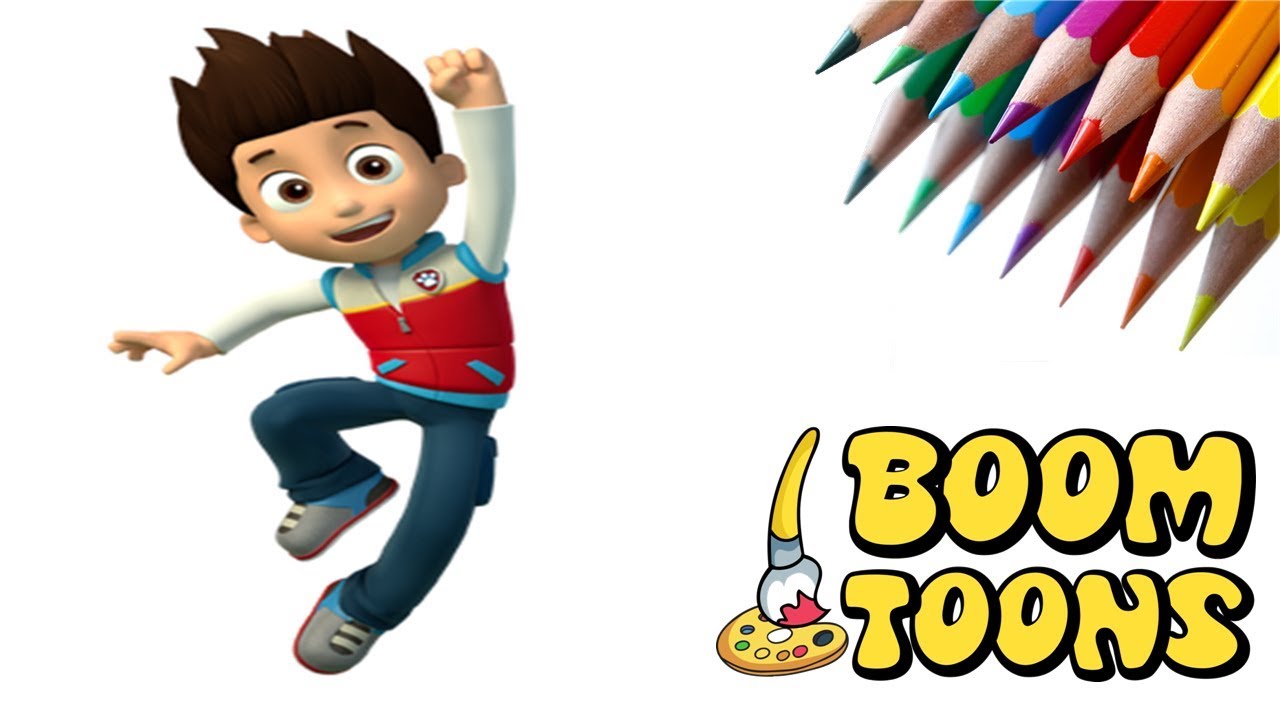 How to DRAW RYDER from PAW PATROL - Fun Sketch - #BoomToons