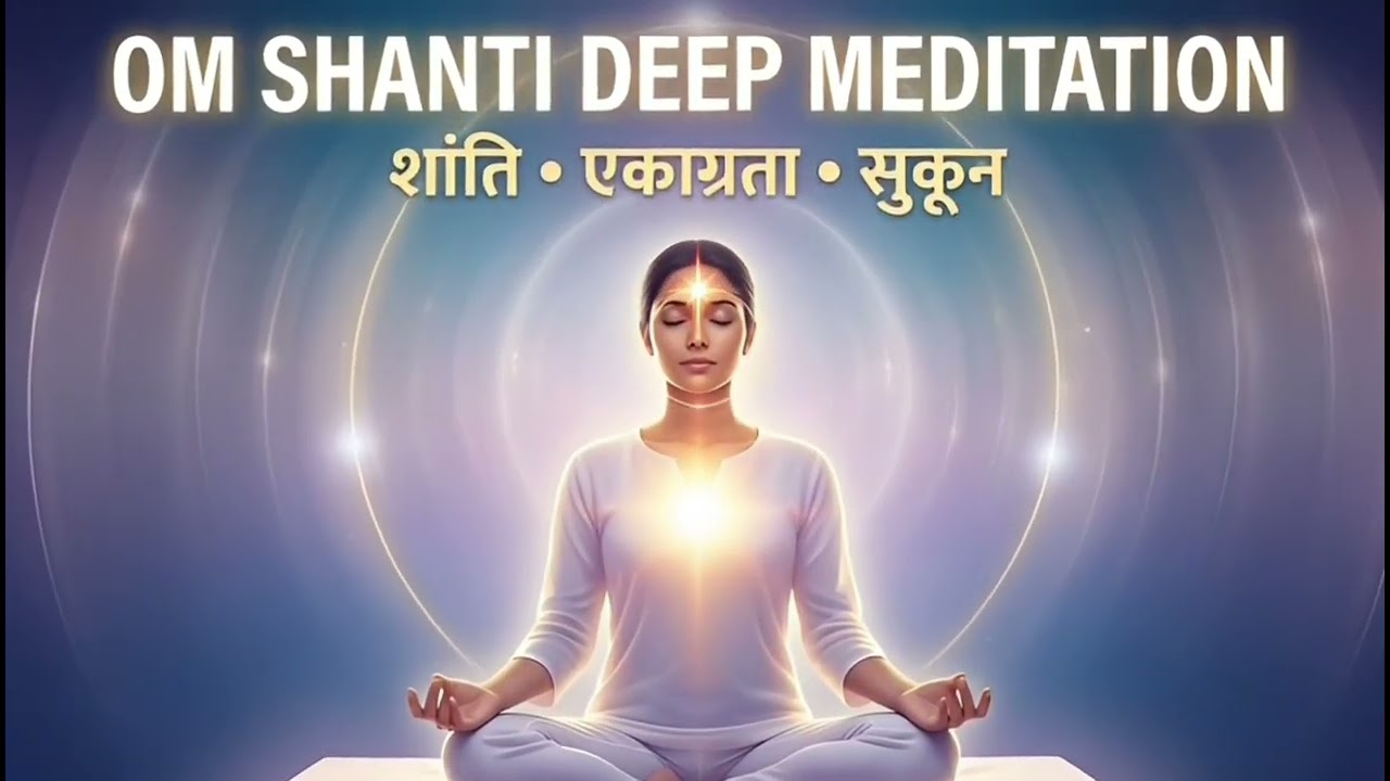 Bk Deep Meditation Music 🧘‍♂️ | Inner Peace & Concentration | ॐ शांति