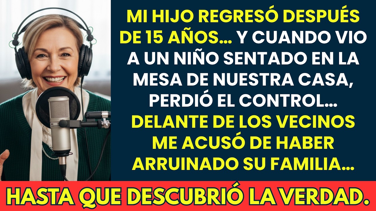 Mi Hijo Volvió Después de 15 Años y Se Enfureció al Ver a un Niño en Casa… Hasta Que Supo la Verdad