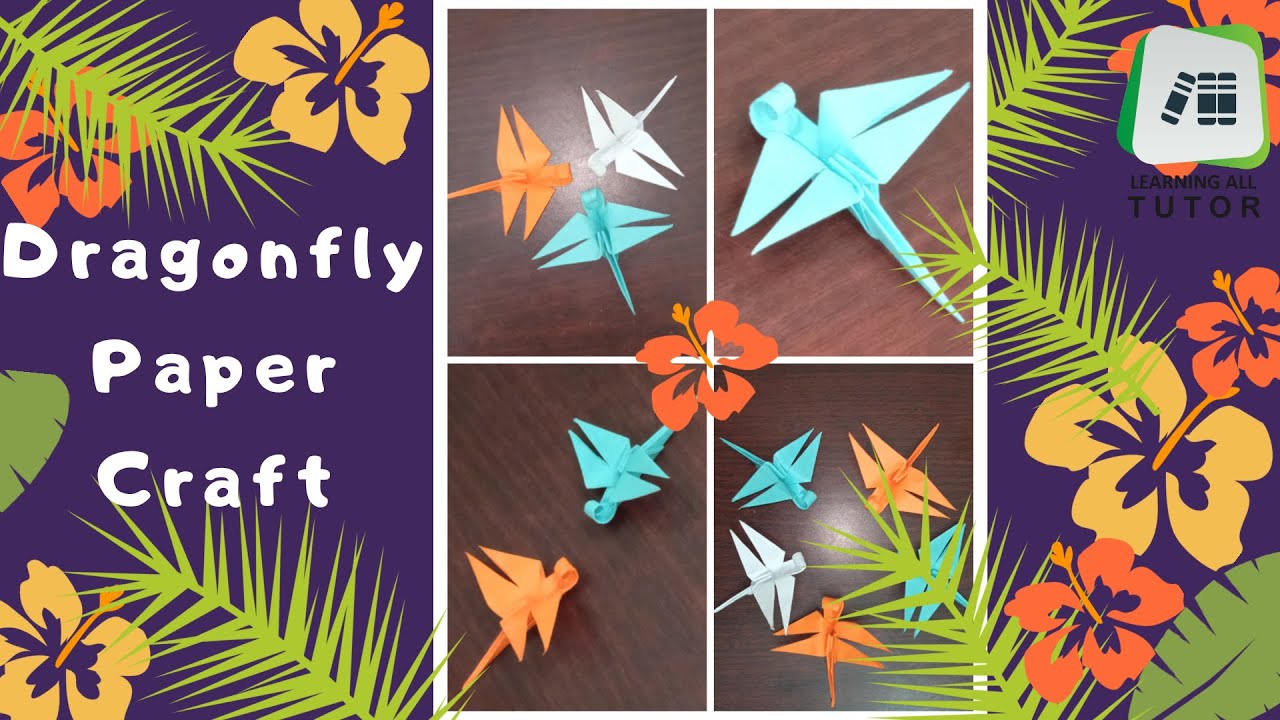 Dragonfly Paper Craft |蜻蜓紙模型 | اليعسوب ورق كرافت