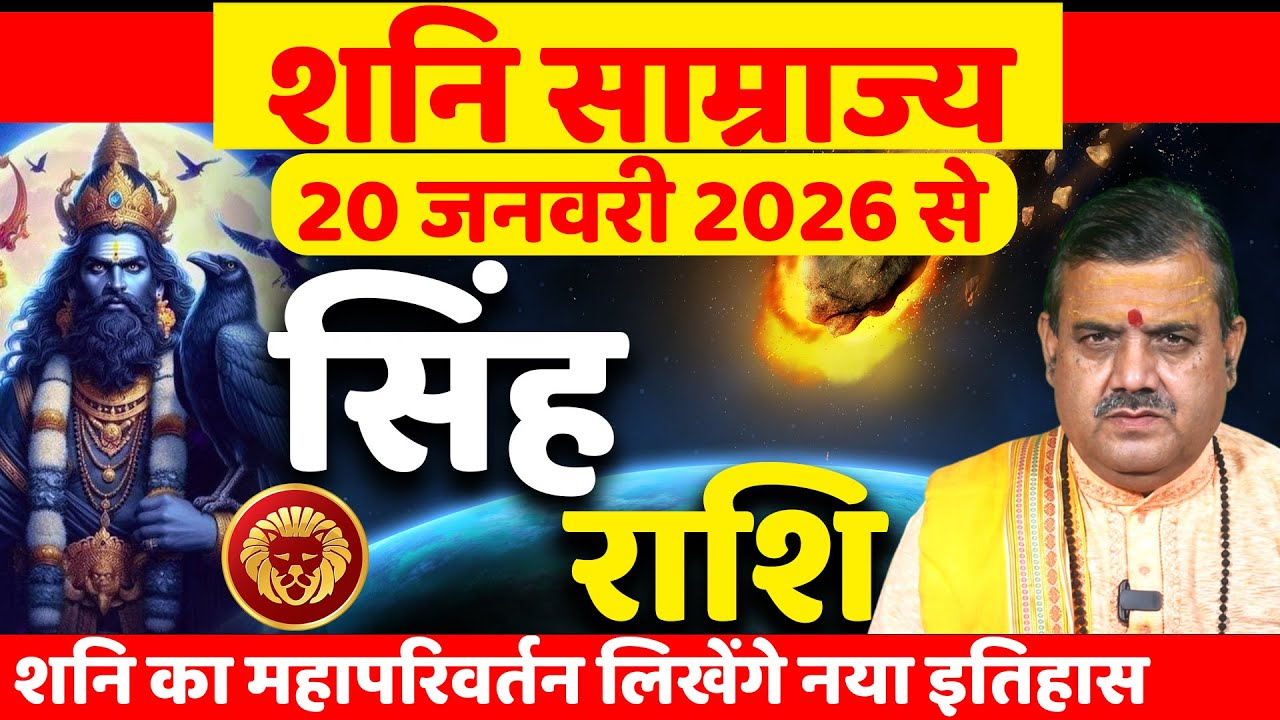 सिंह राशि शनि साम्राज्य शुरू! लिखेंगे नया इतिहास! | Singh Rashi 2026 | (Leo) Horoscope | Horoscope