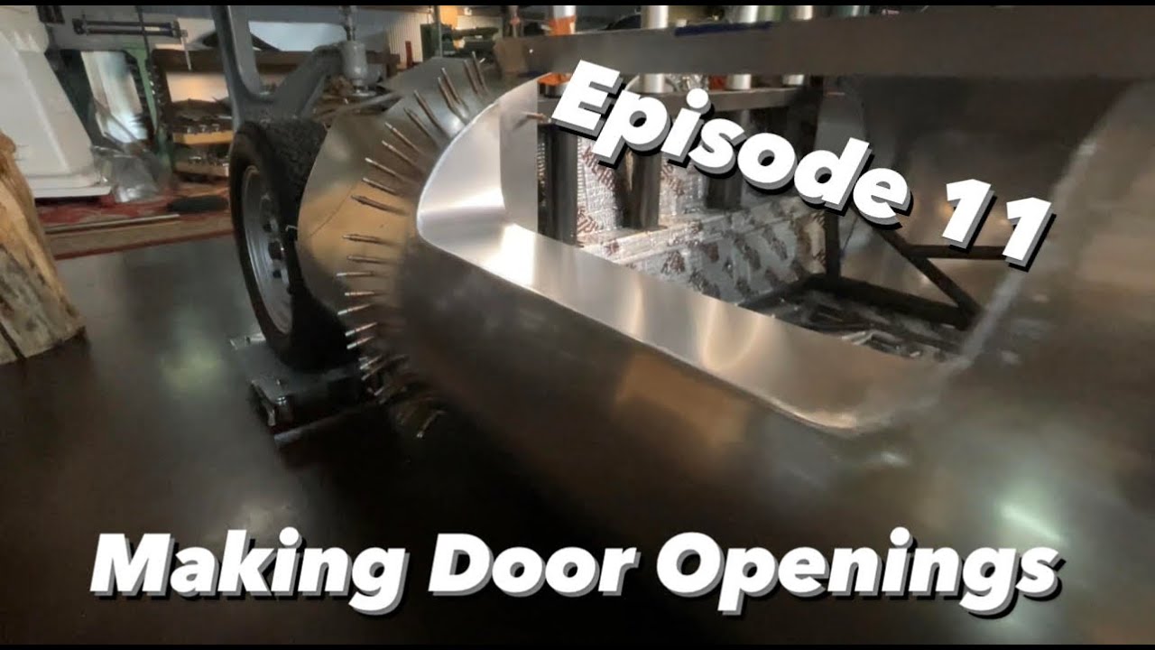 Custom Car Body Part 11: Making Aluminum Door Openings