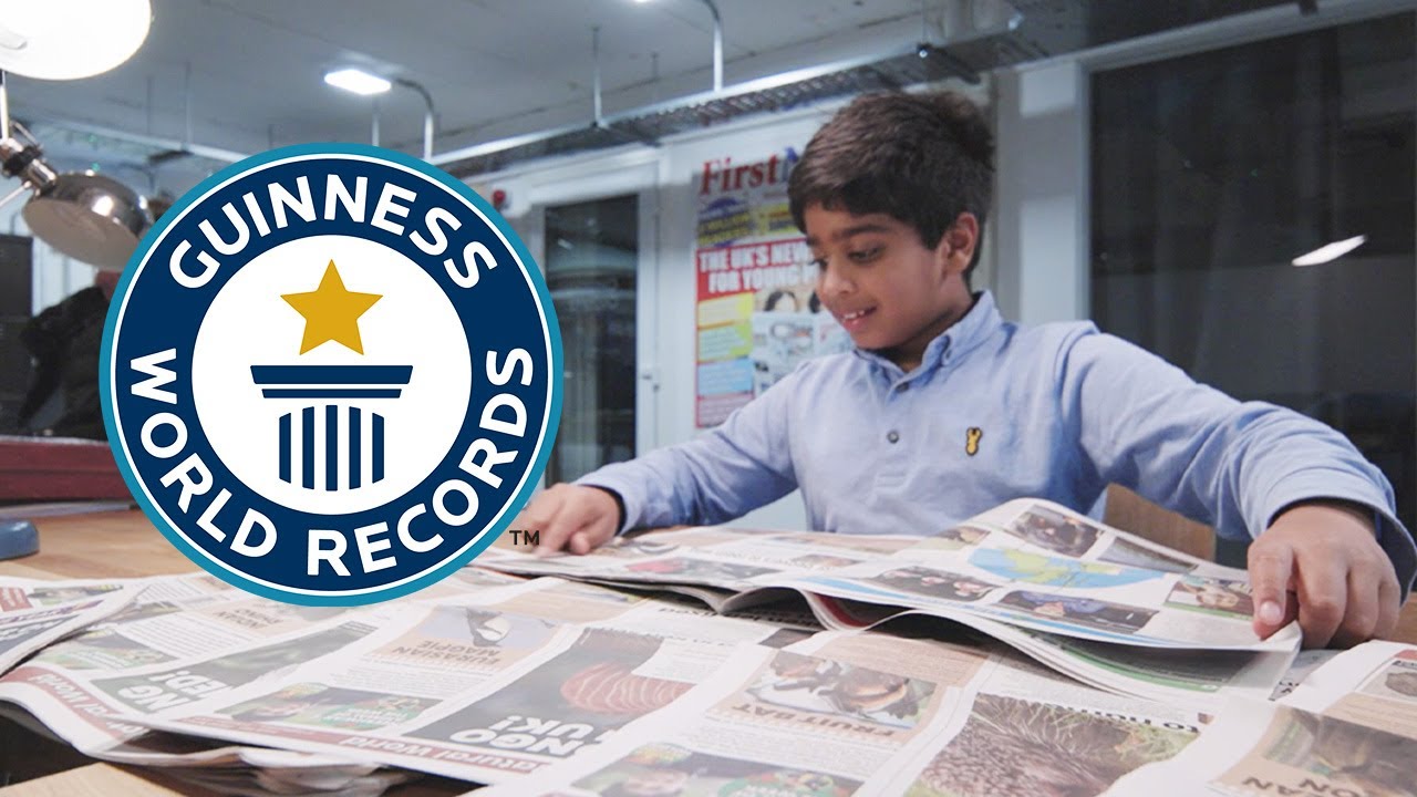 This is the world's YOUNGEST newspaper journalist! | Guinness World Records