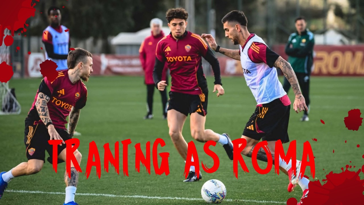 Traning pemain as roma...