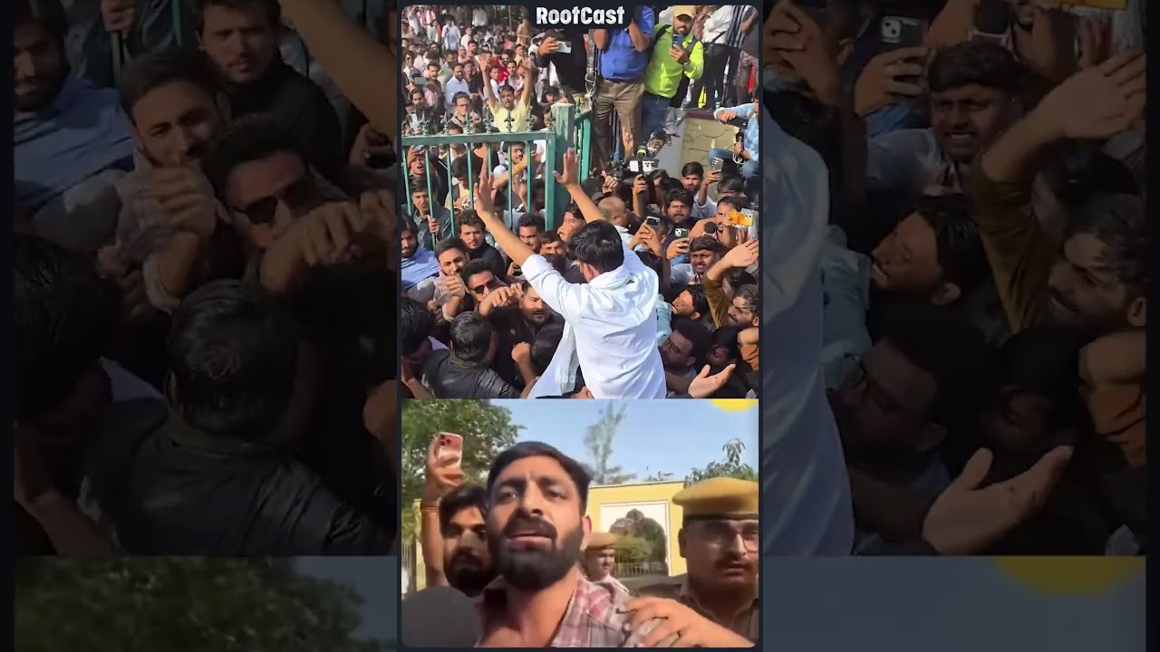 Cockroach Janta Party founder got slapped | Jaipur Protest