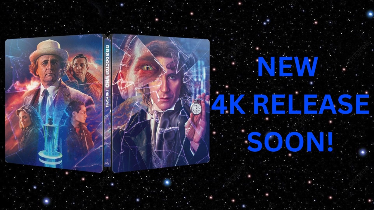 DOCTOR WHO THE MOVIE IS GETTING A 4K STEELBOOK RELEASE!