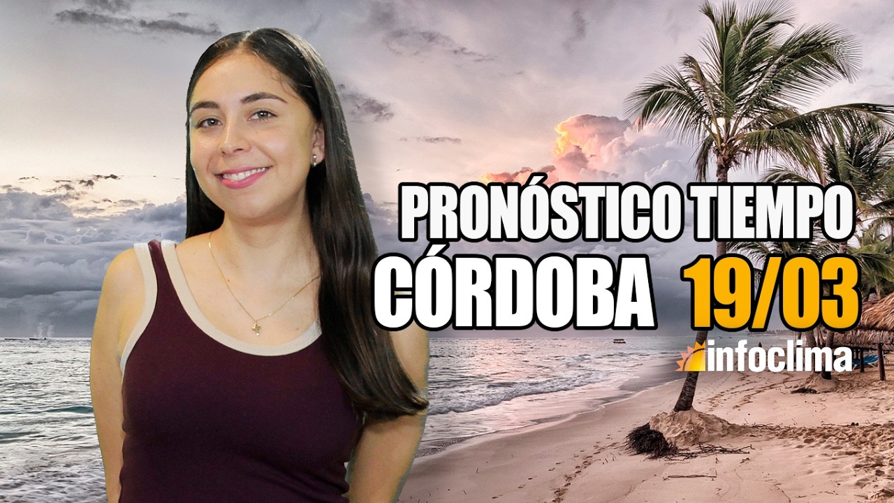 Pronóstico para el 19 de marzo de 2026. Córdoba - Argentina - Infoclima TV