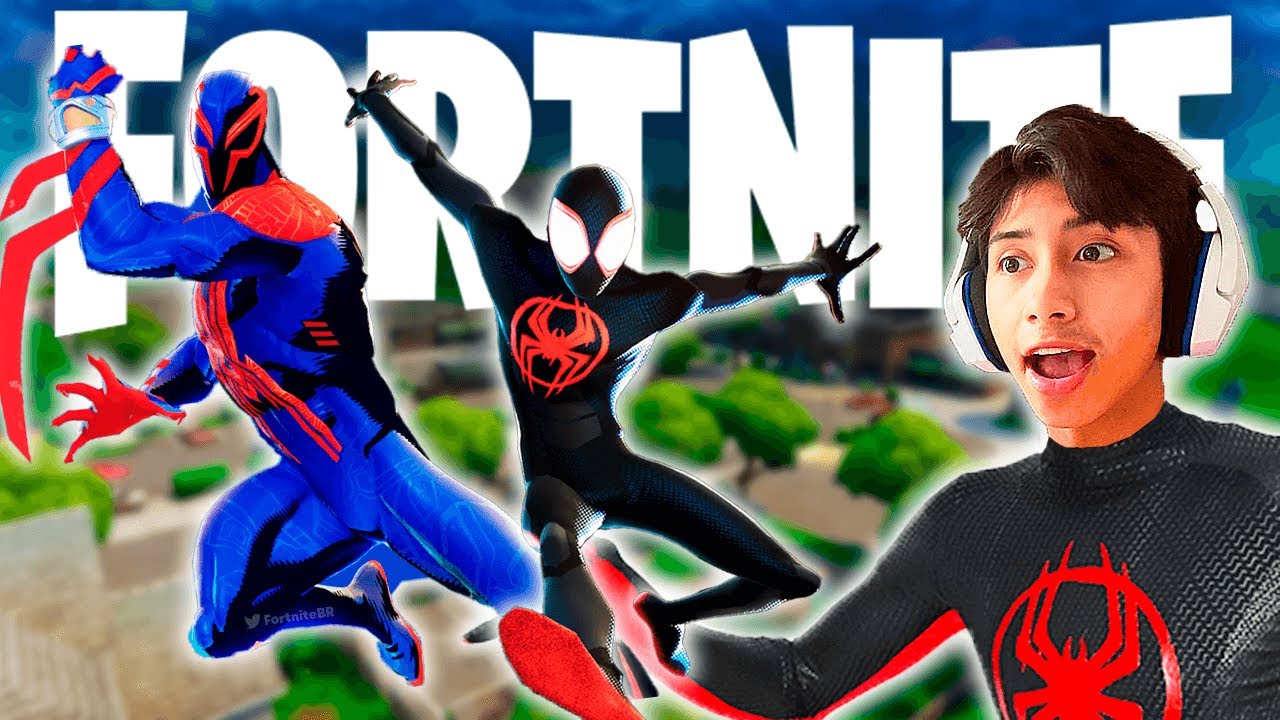 &iexcl;ME CONVERT&Iacute; EN SPIDERMAN MILES MORALES EN FORTNITE! - IVANSPIDEY