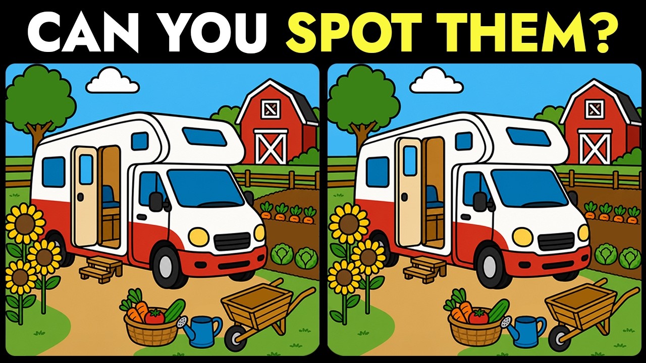 Spot the Difference: 5 Puzzles, 3 Differences Each | Keep Your Mind Sharp