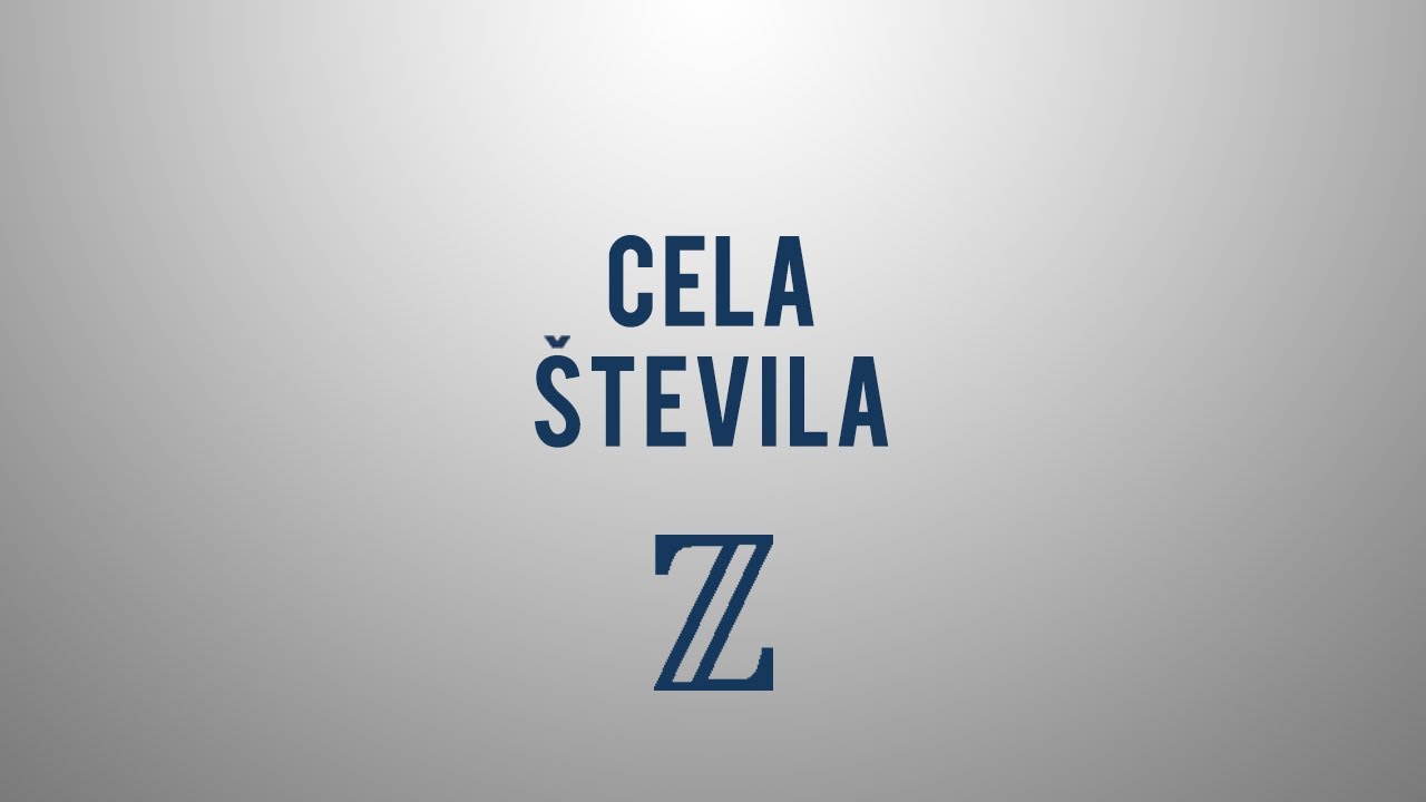 Kaj so cela števila?
